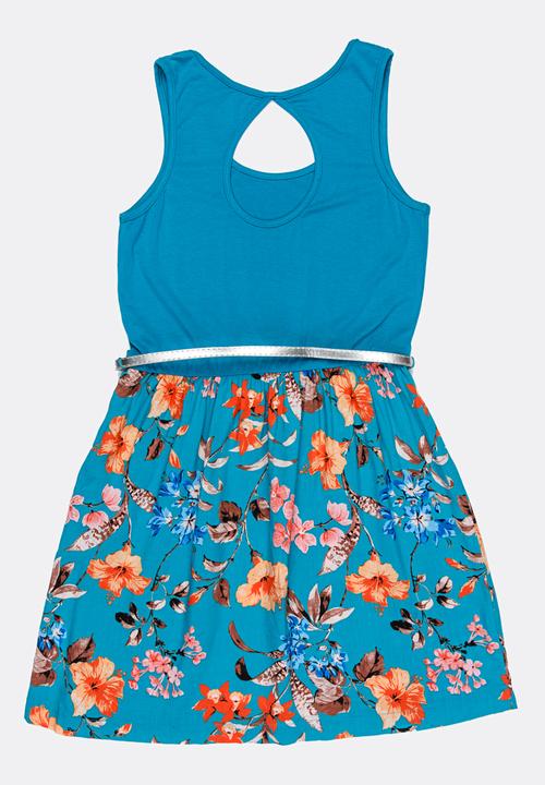 Rebel Republic - Combo dress - blue 
