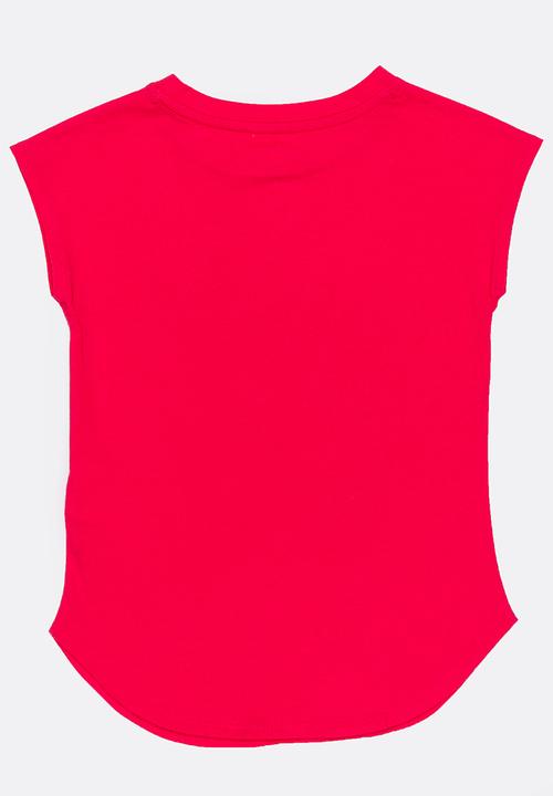 Nike - Nike Jumbo Futura Tee Dark Pink