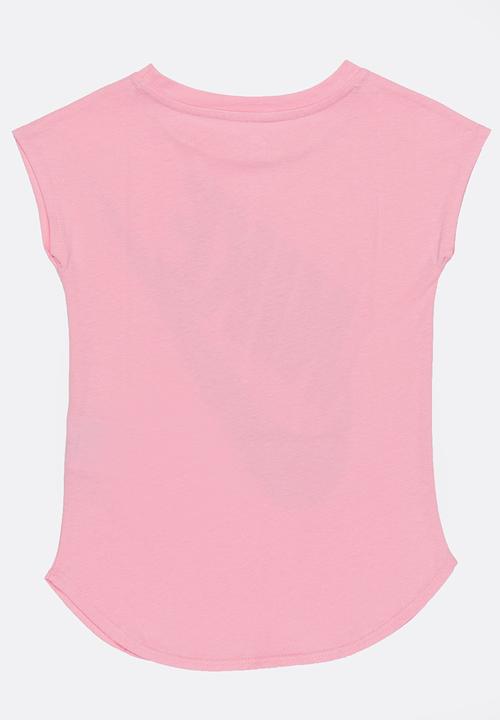 Nike - Nike Jumbo Futura Tee Mid Pink