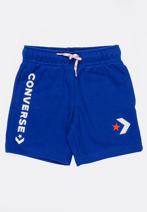 Converse - Star chevron graphic short - blue