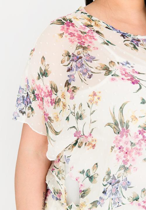 edit Plus - Tie detail blouse - cream