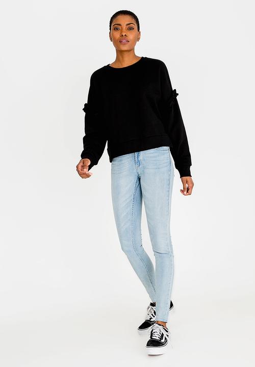 ONLY - Tony Frill Sweatop Black