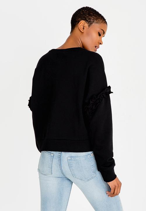 ONLY - Tony Frill Sweatop Black
