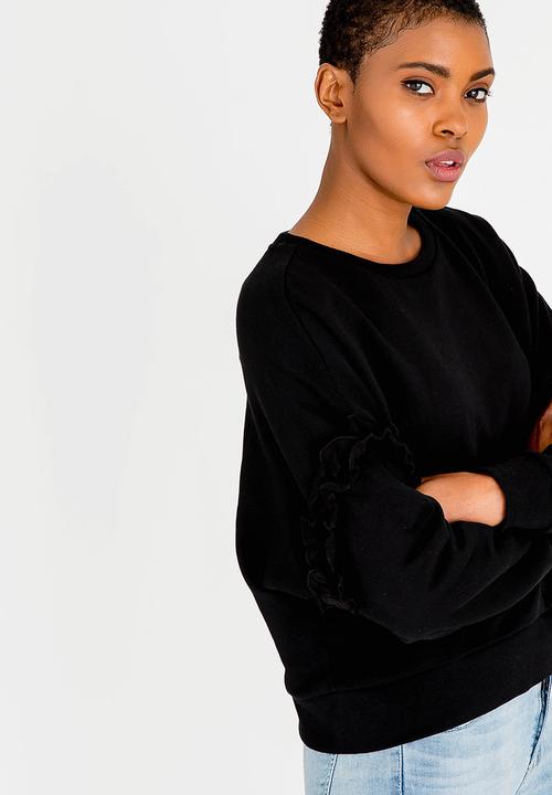 ONLY - Tony Frill Sweatop Black