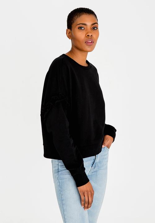 ONLY - Tony Frill Sweatop Black