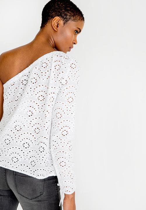 ONLY - Sabah One Shoulder  Top White
