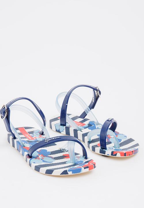 Ipanema - Ipanema Fashion Sand Flip Flops Blue and White