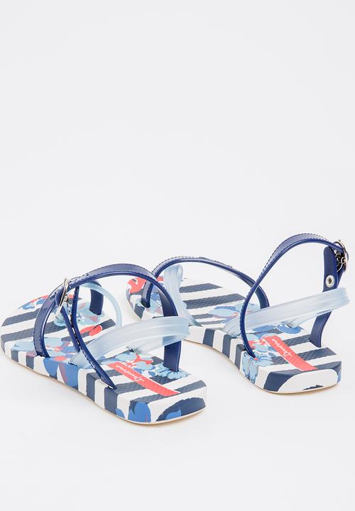 Ipanema - Ipanema Fashion Sand Flip Flops Blue and White