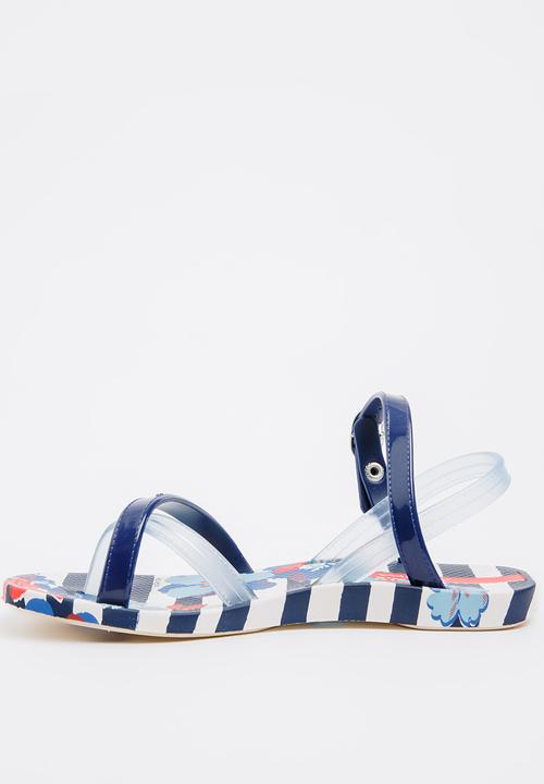 Ipanema - Ipanema Fashion Sand Flip Flops Blue and White