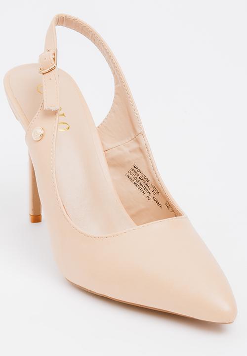POLO - Maleya slingback court - peach