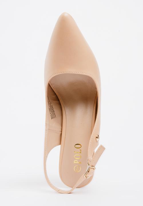 POLO - Maleya slingback court - peach
