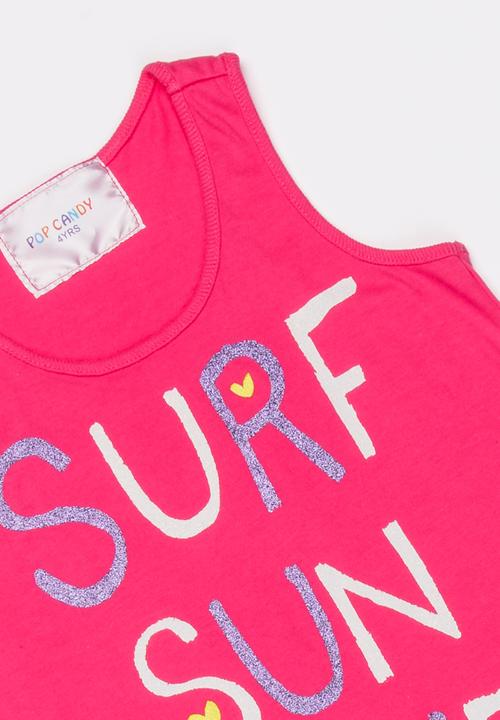 Pop Candy - Printed vest - pink 