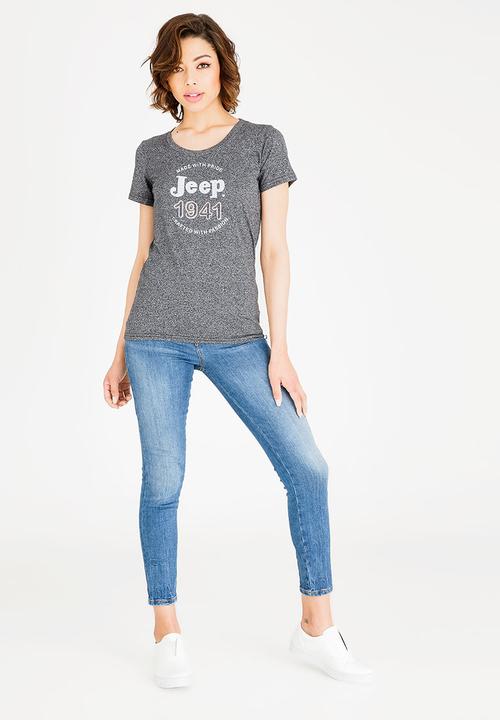 JEEP - Applique T-shirt Charcoal