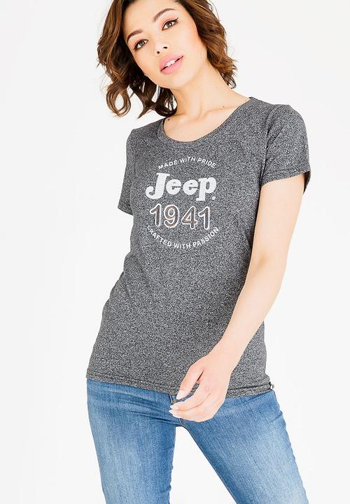 JEEP - Applique T-shirt Charcoal
