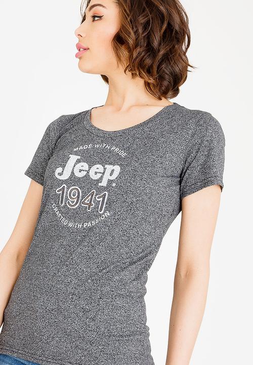 JEEP - Applique T-shirt Charcoal