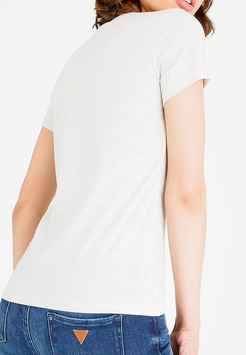 JEEP - Embroidery detail T-shirt - grey