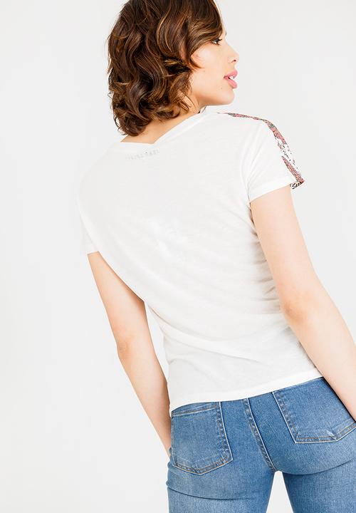 JEEP - Print Detail T-shirt - Neutral