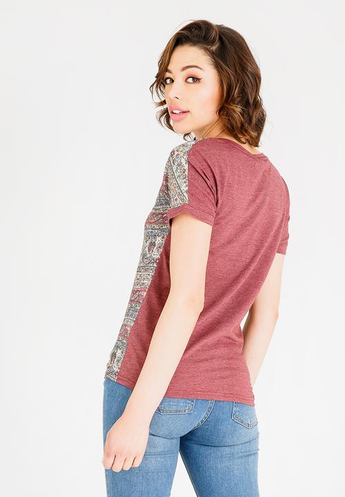 JEEP - Sublime T-shirt - burgundy