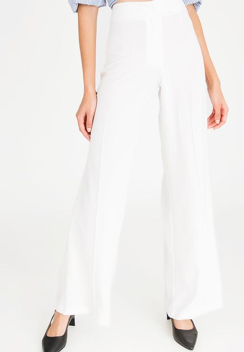 STYLE REPUBLIC - Highwaisted smart pants off - white