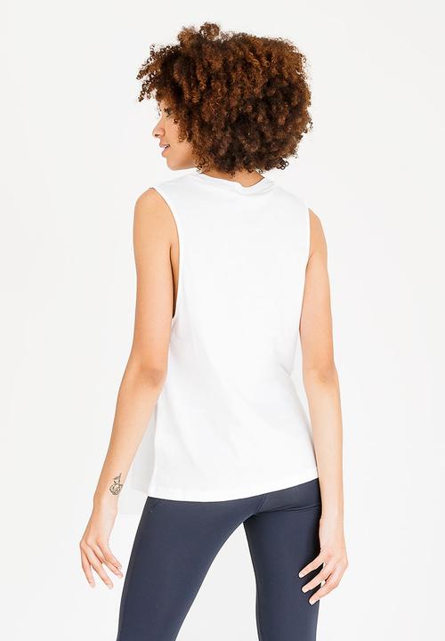 adidas - Essence sleeveless tee - white