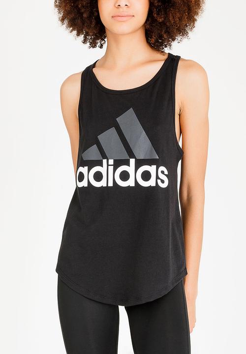 adidas - Essence tank top - black & white