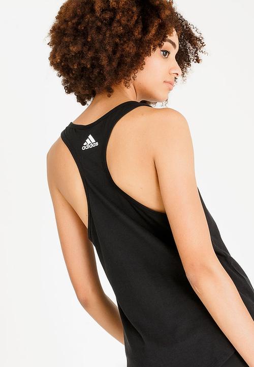 adidas - Essence tank top - black & white