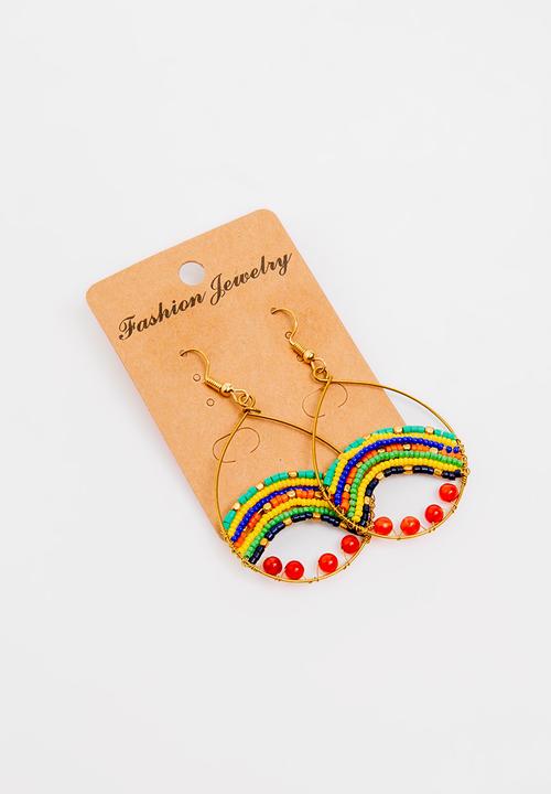 STYLE REPUBLIC - Beaded earrings - multi
