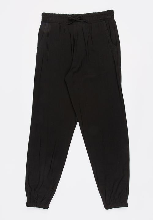 Rebel Republic - Woven jogger - black