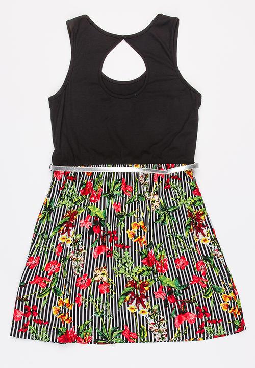 Rebel Republic - Combo dress - multi-colour