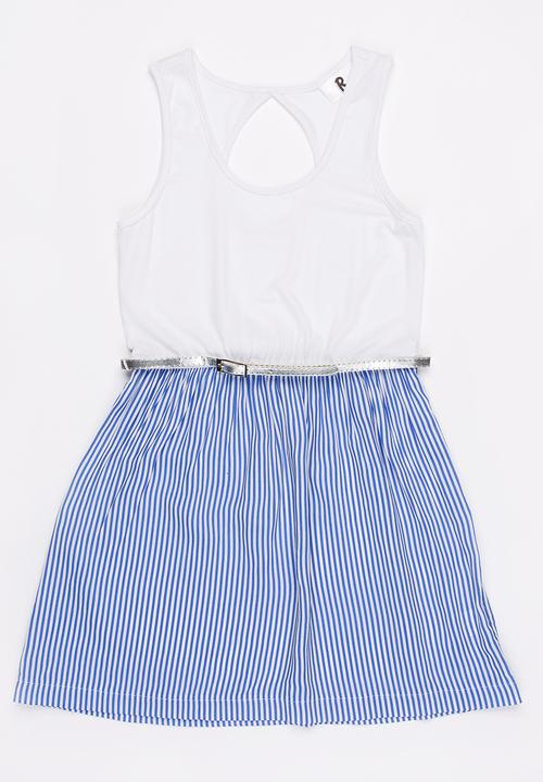 Rebel Republic - Combo dress - blue