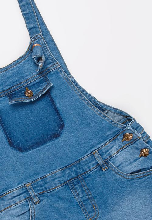 MINOTI - Beachy denim dungaree - blue