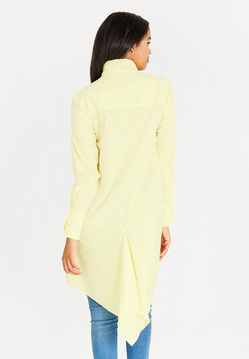 Leigh Schubert - Marylbone shirt with hanky edges - yellow