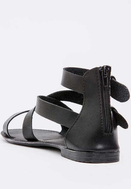 edit - Gladiator sandal - black