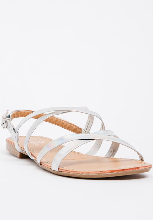 STYLE REPUBLIC - Tube Sandals Silver