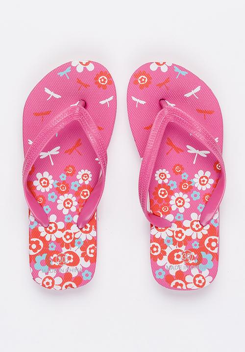 Pop Candy - Printed flip flops - pink 