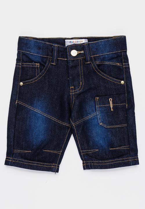 Pop Candy - Denim shorts - blue