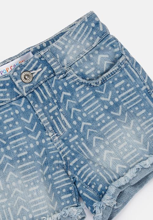 Pop Candy - Printed shorts - blue