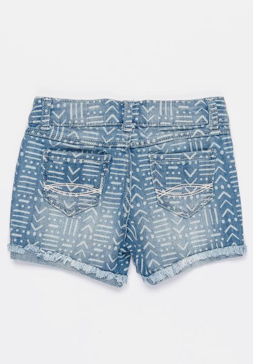 Pop Candy - Printed shorts - blue