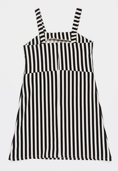 Rebel Republic - Bow detail dress - black