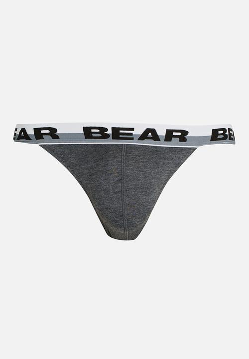 Bear - 5 Pack Plain Tanga Multi-colour