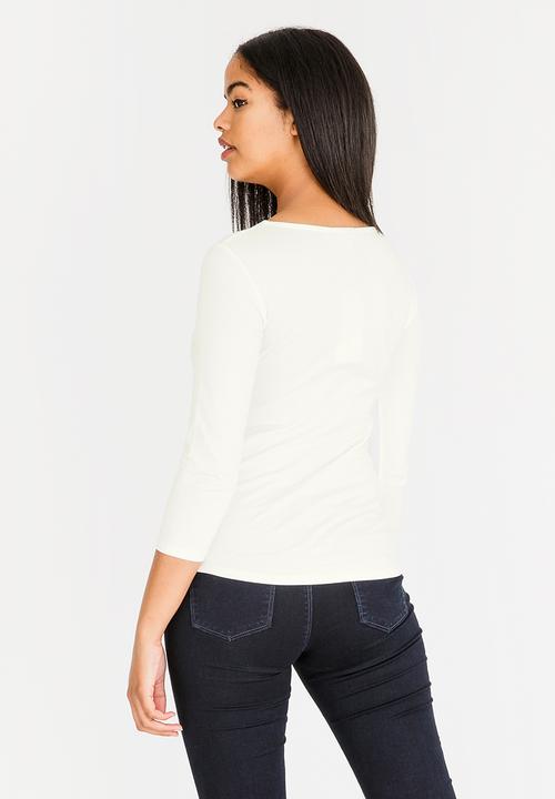 SISSY BOY - One Up With Side Lace Detailing Off White