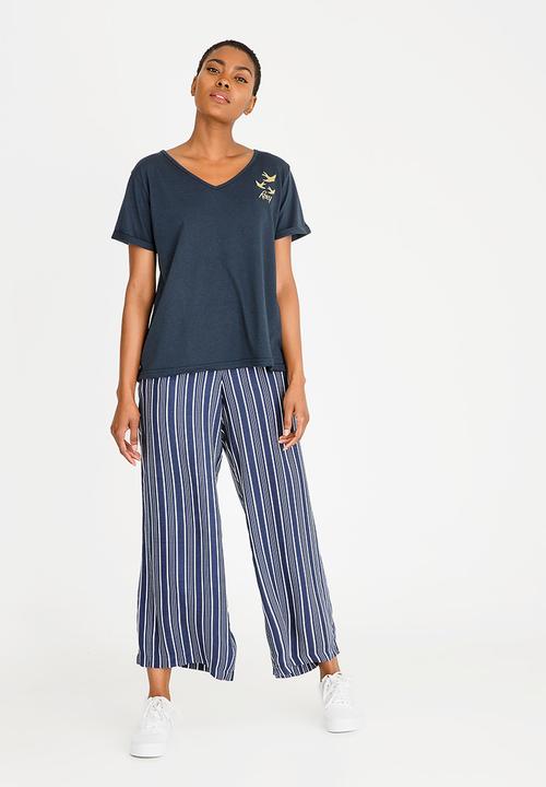Roxy - Turn on paradise tee - navy