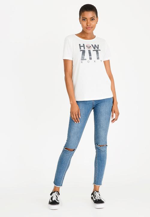 Roxy - Howzit tee - cream