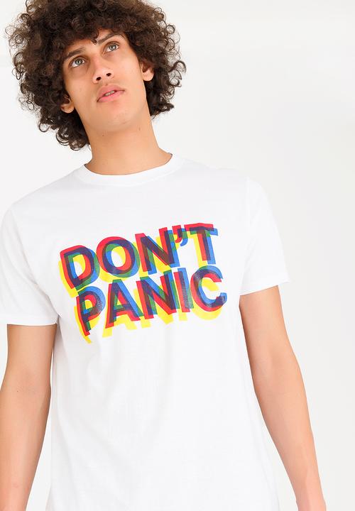 STYLE REPUBLIC - Don’t panic tee - white