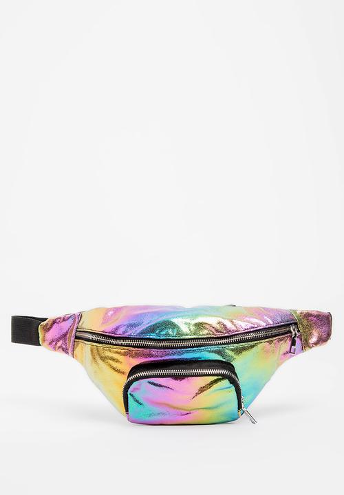 Pop Candy - Zip detailed moonbag - multi