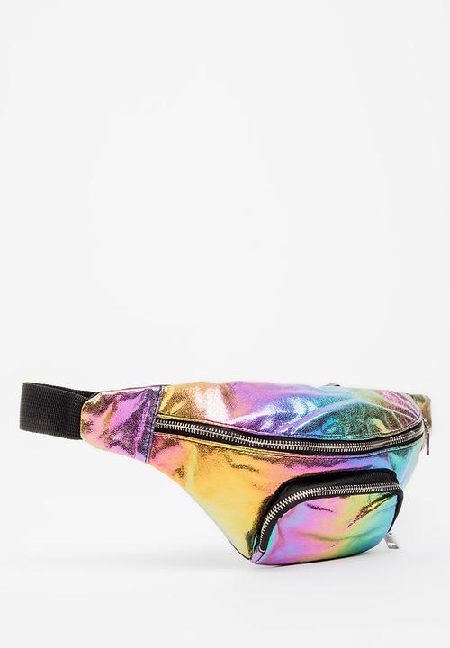 Pop Candy - Zip detailed moonbag - multi