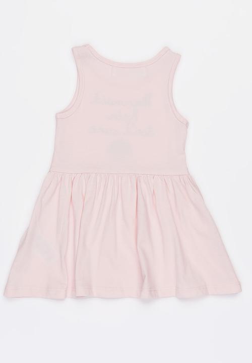 MINOTI - Basic glitter print dress - pink