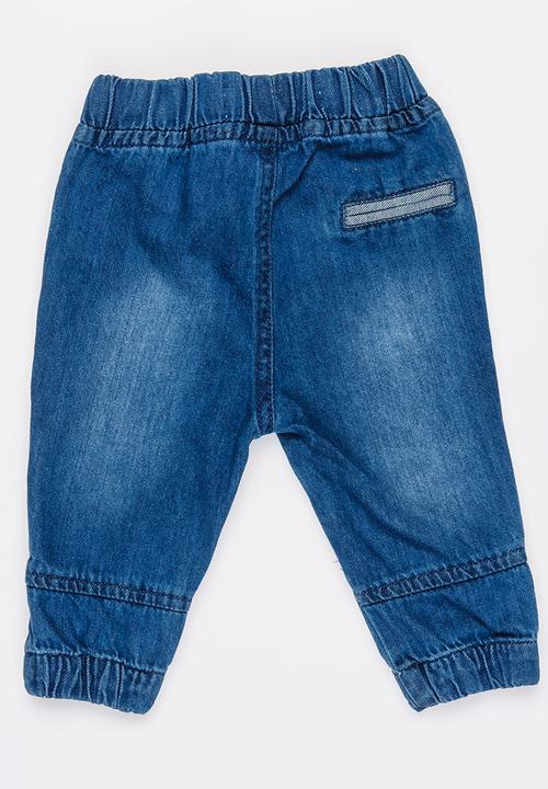 MINOTI - Cactus denim paneled jean - blue