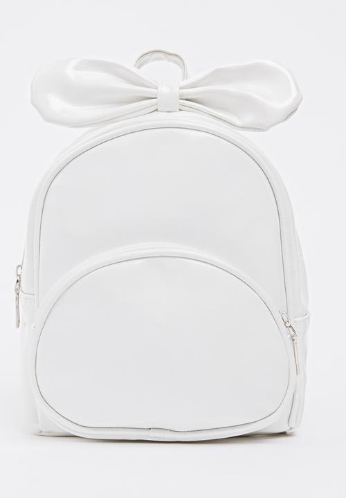 Pop Candy - Bunny ear backpack - white