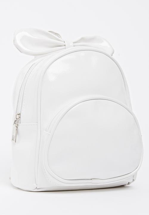 Pop Candy - Bunny ear backpack - white